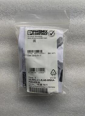 议价 菲尼克斯接头 VS-PPC-C1-RJ45-MNNA-PG9-4Q5-B 1405141