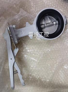 议价TOMOE巴蝶700G气动对夹式蝶阀锈钢SCS14阀EPDM阀座80100A