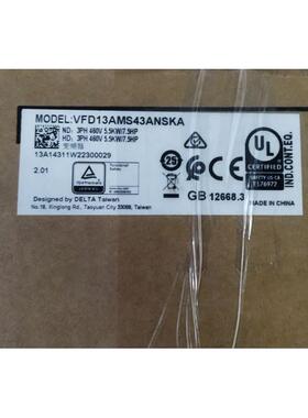 议价VFD13AMS43ANSKA台达伺服驱动器