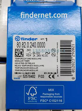 议价80.82.0.240.0000finder时间继电器80.82