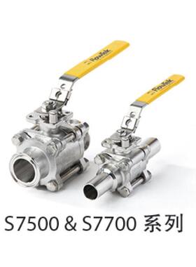 议价BARY博雷全通径三片式卫生级球阀 S7500系列快接焊接口球阀