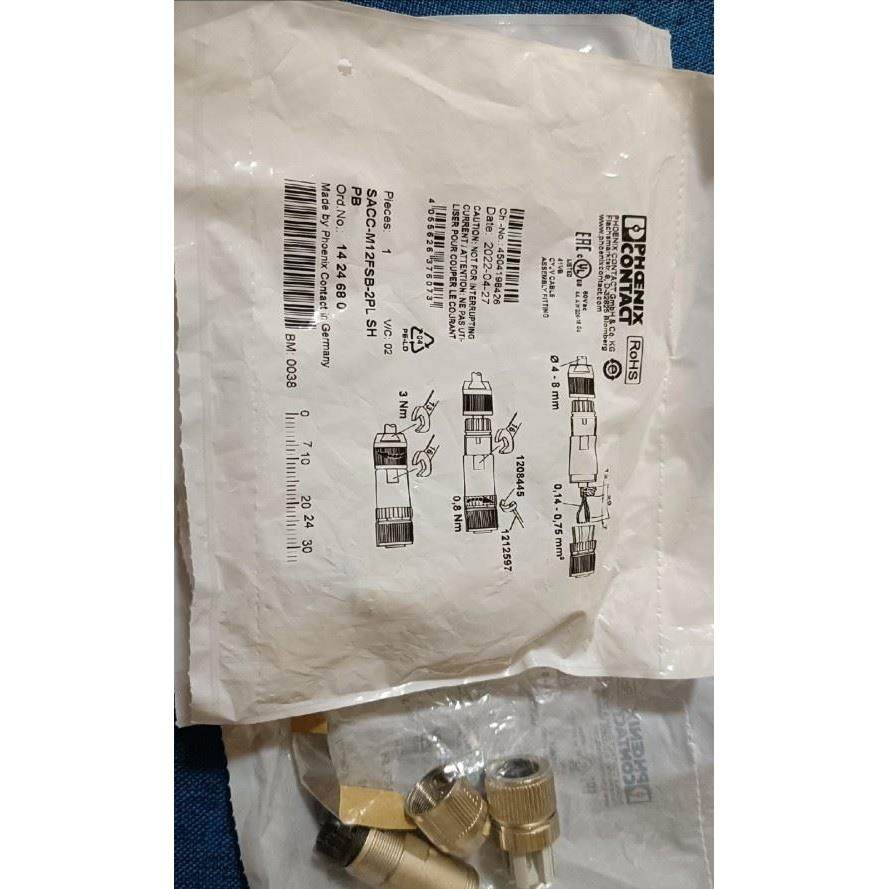 议价菲尼克斯五芯母头M12 SACC-M12FSB-2PL