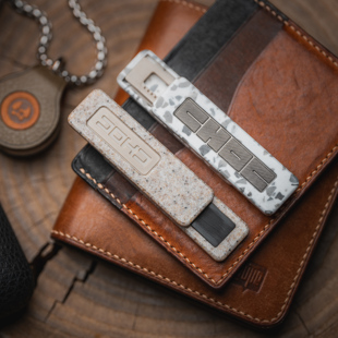 WK 老铁匠新品CHOC巧克力推牌 EDC成人解压金属玩具 啪啪币 推币