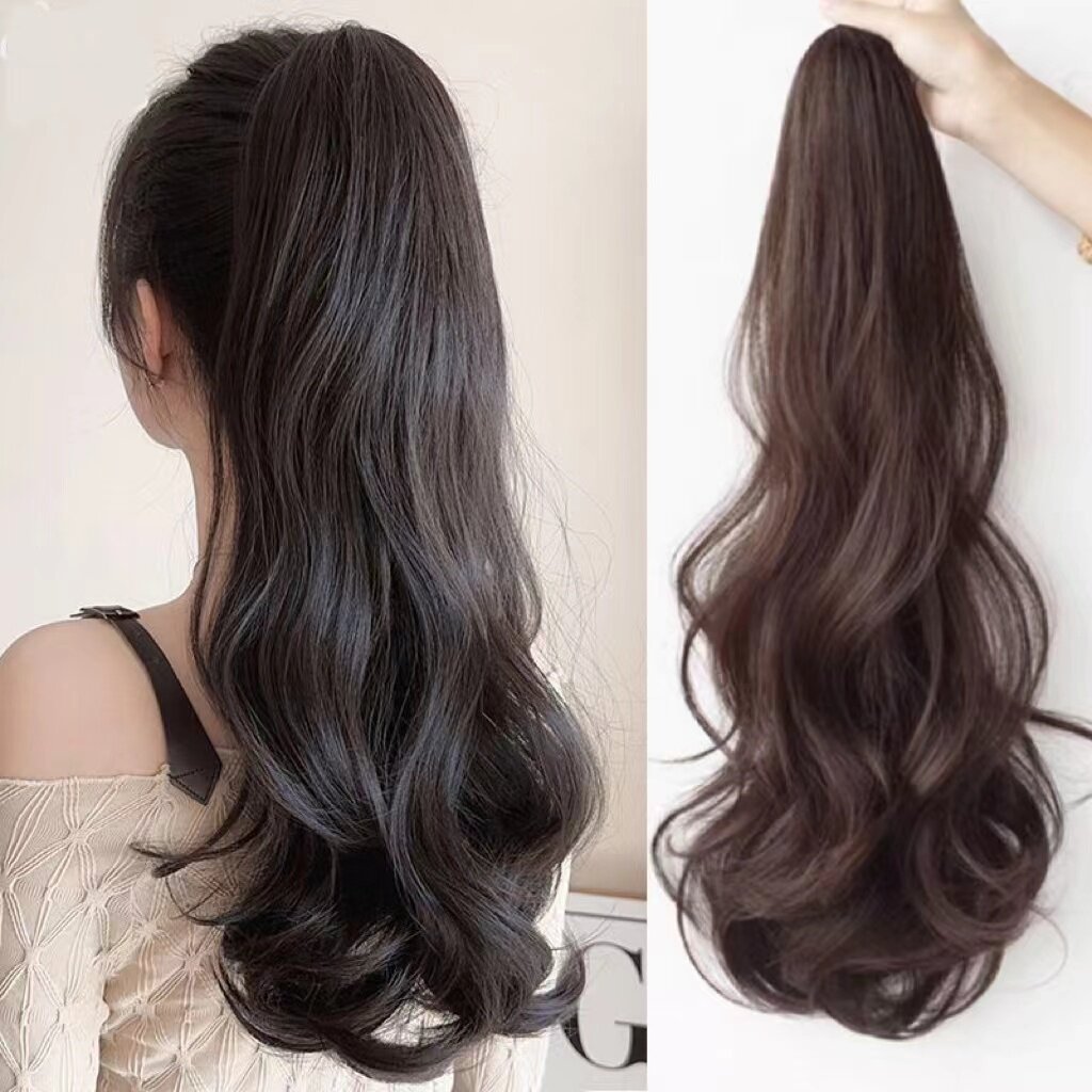 小抓夹仿真假发梨花卷