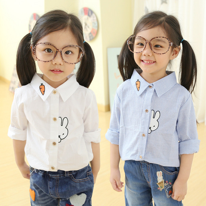 Chemise fille XINDI BEAR à manche longue - Ref 2085710 Image 1