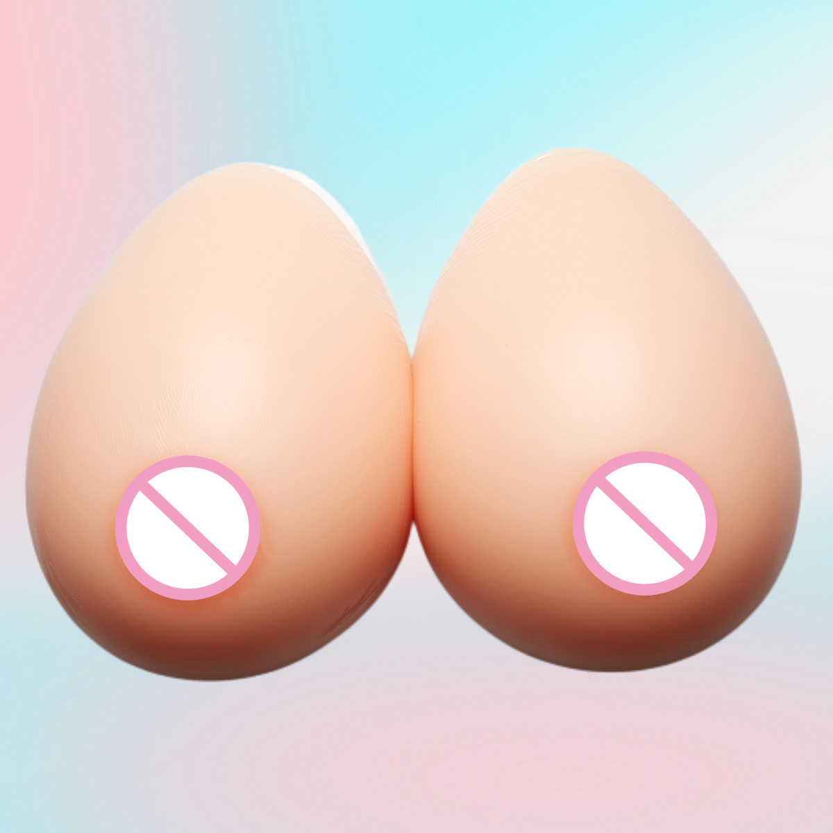 超软水硅胶 CD变装硅胶水滴形分体 假乳房义乳 假胸伪娘胸垫