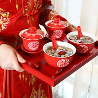 Свадьба, новая свадьба, чайная чашка, свадьба, потраченная, керамическая красная чаша свадебная чашка чайная посуда набор