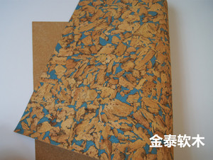 金泰软木软木背景墙板花色软木板\幼儿园主题墙软木墙板蓝浮01