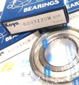 6207ZZCM 80207 35*72*17 KOYO日本进口轴承内径35外径72高17毫米
