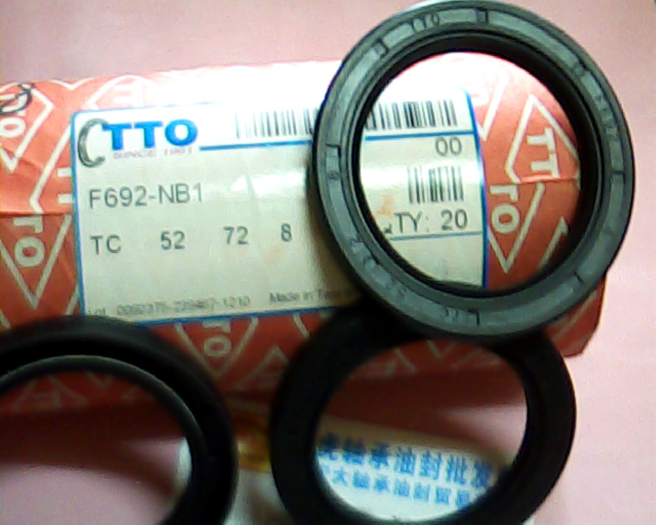 TC52*72*8F692TTO台湾油封