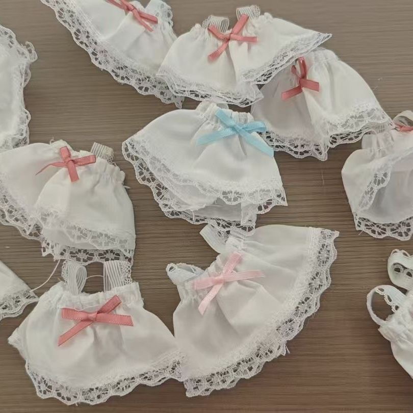 换装公仔娃衣10花苞裤棉花娃娃公仔裙子可爱迷你碎花裙diy