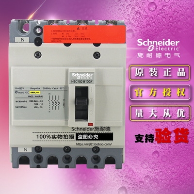 施耐德100a保护断路器