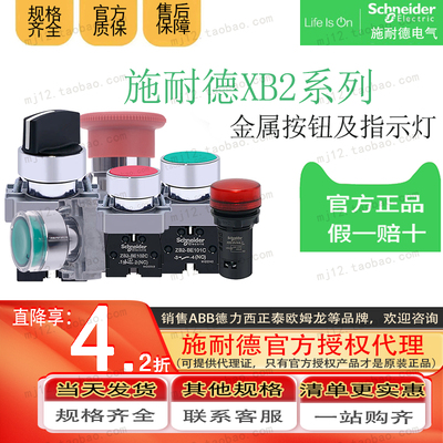 原装正品施耐德ZB2BE101C XB2BA31C XB2BS542C XB2BD21C按钮开关