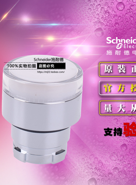 施耐德按钮 带灯按钮头 ZB2BW31C ZB2-BW31C 白色原装正品