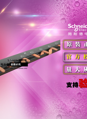 施耐德汇流排 A9XPH324 24×18mm梳状母排 3P 24回路 适用iC65 3P