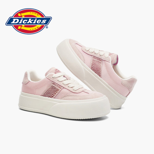 Dickies粉色休闲鞋女2026新款