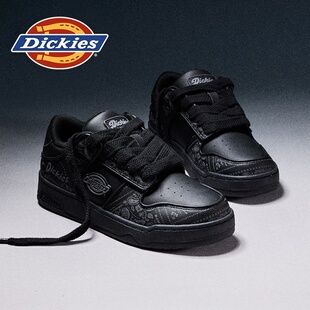 男鞋 2026新款 休闲鞋 复古潮流百搭鞋 Dickies黑武士板鞋 子男款 男款