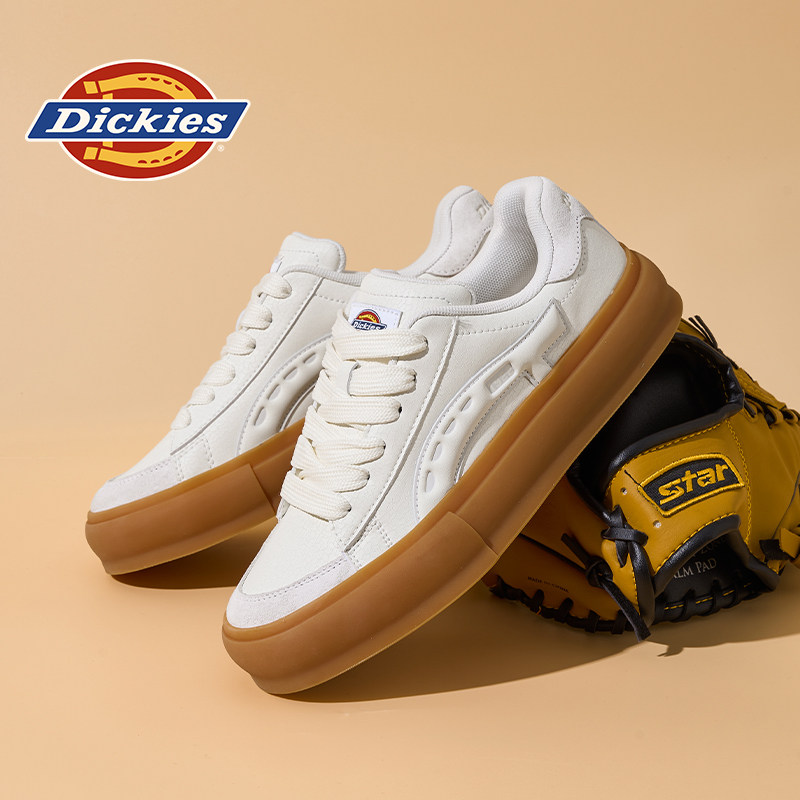 Dickies板鞋男款2026新款男鞋潮流百搭德训鞋男休闲鞋小白鞋子男,流行男鞋,时尚休闲鞋,淘宝优惠券,粉丝福利购,淘宝优惠卷