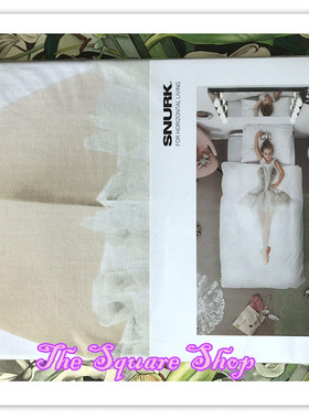清仓瑕疵品特价 荷兰nurk创意3D打印环保纯棉印花被罩 芭蕾女王