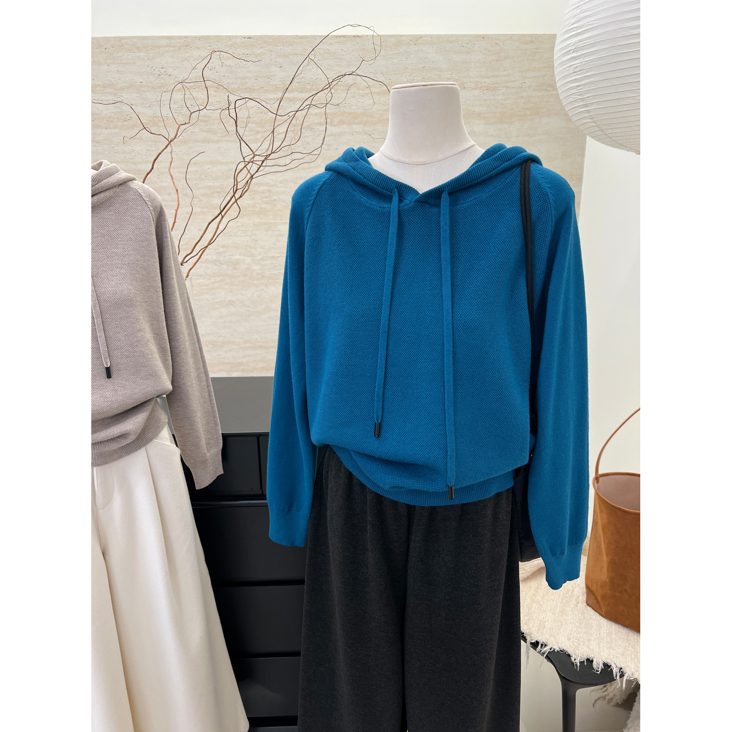 宽松显瘦毛针织衫女上衣