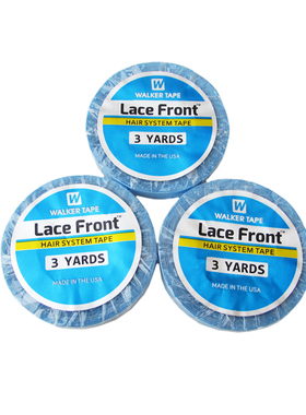 美国蓝胶假发双面胶无痕接发替换胶片Lace Front Supprot0.8x3码