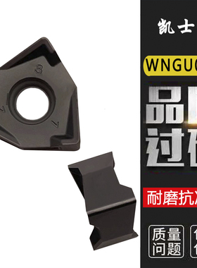 重切削数控铣刀片WNGU080608-GM 4125 铸铁 模具钢不锈钢WNMU0806