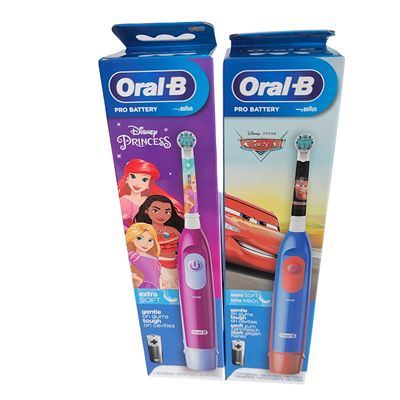 儿童旋转式软毛头卡通电动牙刷