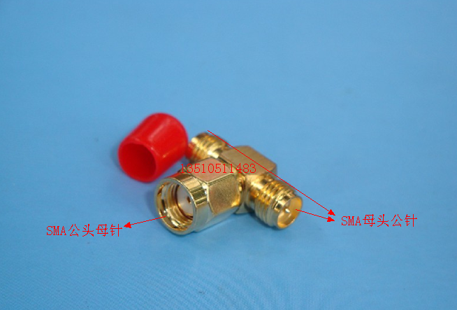 RP-SMA-JKK射频AP天线转接头 高频SMA一分二反极转接头 SMA测试头