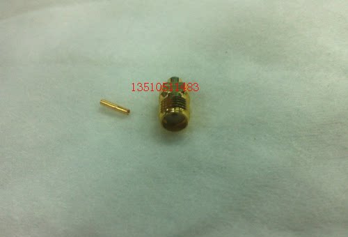 RF射频SMA-KB2半钢半柔50欧姆RG405接头AP跳线头高频SMA母金属头