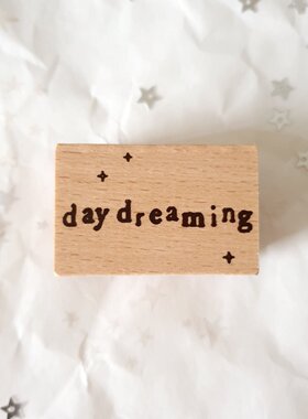 Yeoncharm白日梦英文台湾原创木柄印章 手帐daydreaming