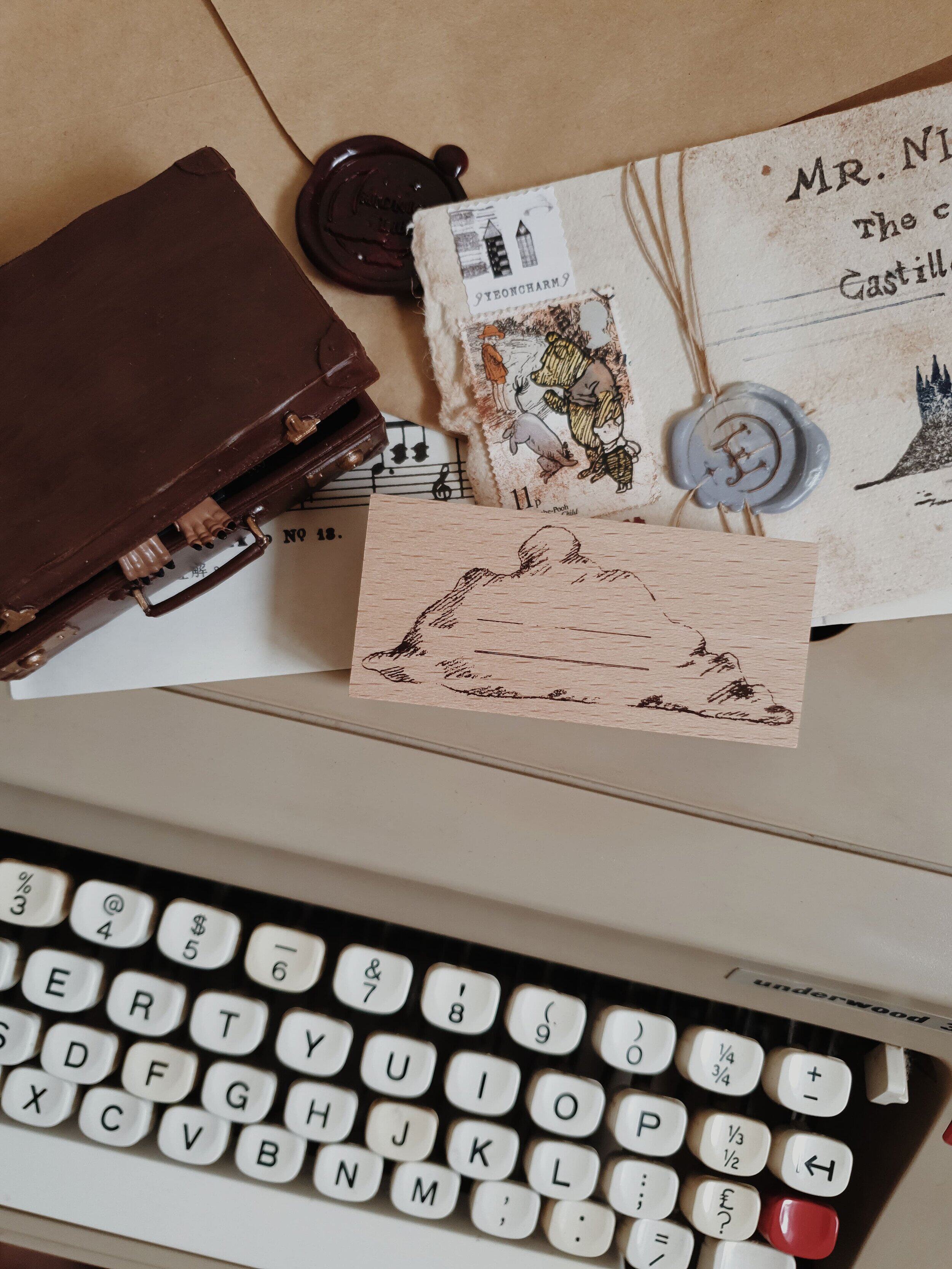 Yeoncharm云朵框框 台湾原创木柄印章 手帐ins风cloud frame