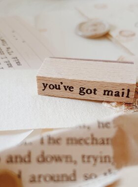 Yeoncharm你有信台湾木柄印章 Penpal Marie联名youve got mail