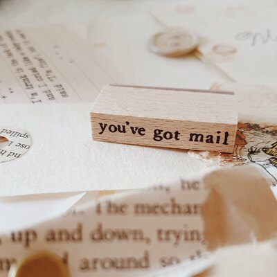 Yeoncharm你有信台湾木柄印章 Penpal Marie联名youve got mail