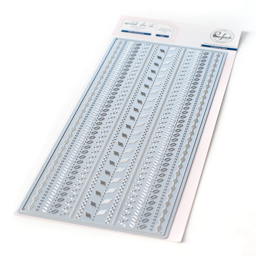 Pink Fresh长条毛衣刀模 纹理缝纫经典Slim Stitches