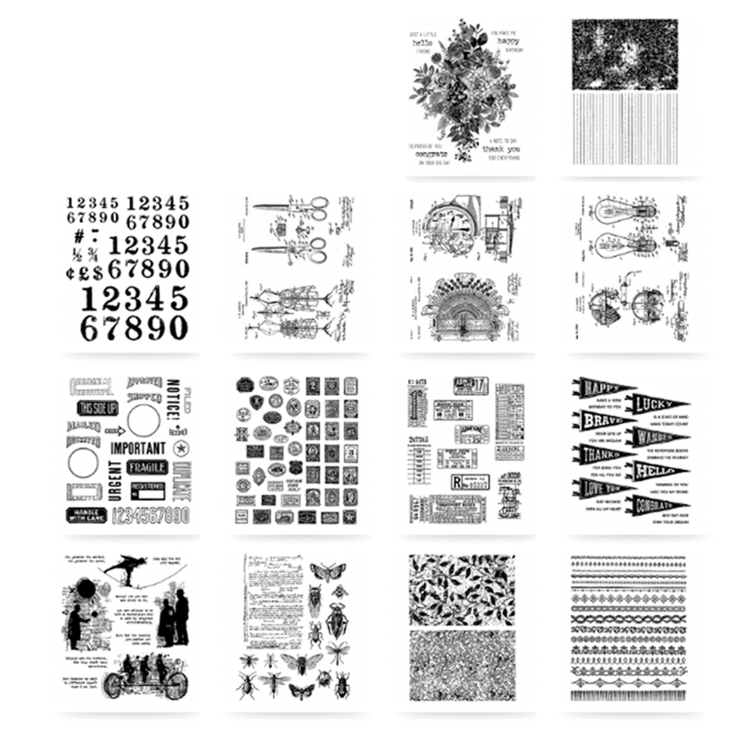 橡胶手帐数字票据印章