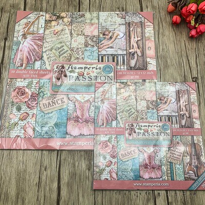 stamperia优雅芭蕾进口经典纸本