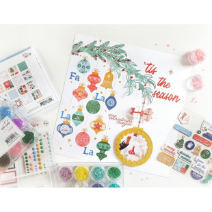 Pink Fresh圣诞节纸本贴纸卡片素材 进口卡片Oh What Fun