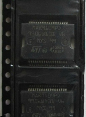 MAR9109PD 奇瑞 马瑞利汽车电脑板喷油驱动芯片 全新贴片铁底36脚