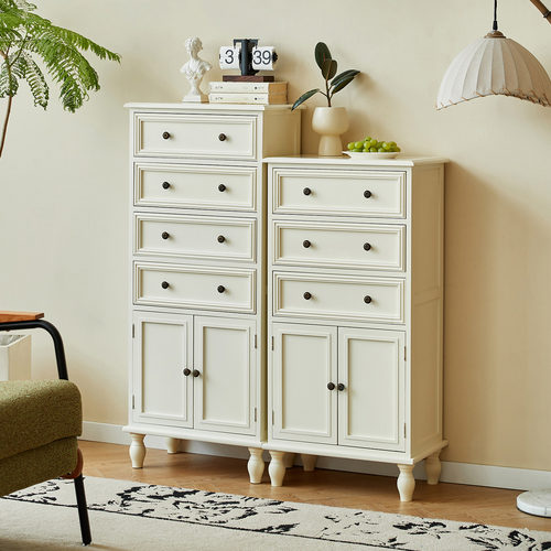 美式斗柜火桐法式奶油风储物柜