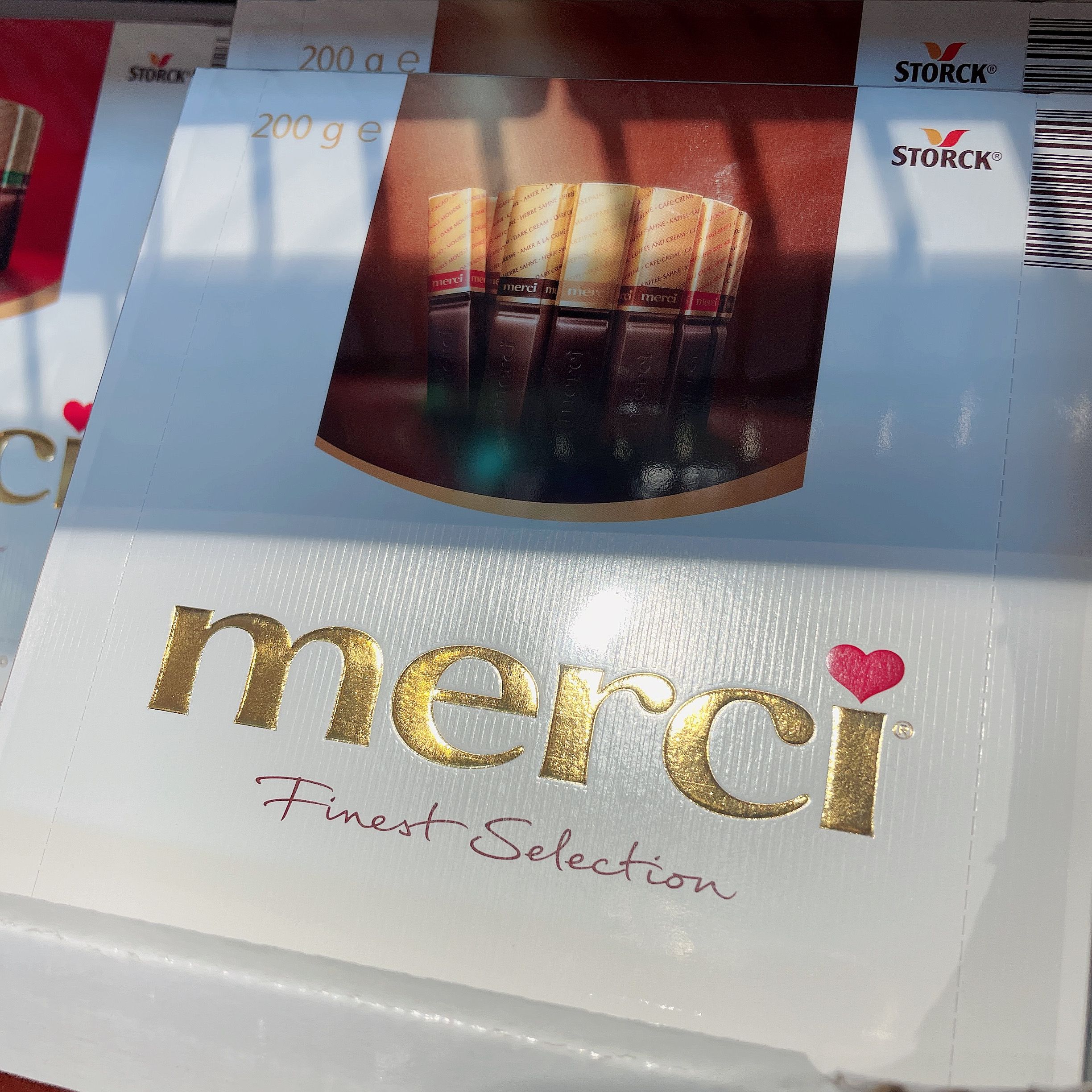 澳洲代购直邮 merci蜜思 混合什锦巧克力多种口味独立装礼盒 200g