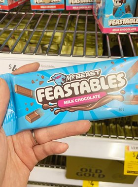 澳洲代购直邮mrbeast Feastables 野兽先生牛奶巧克力 35g 60g