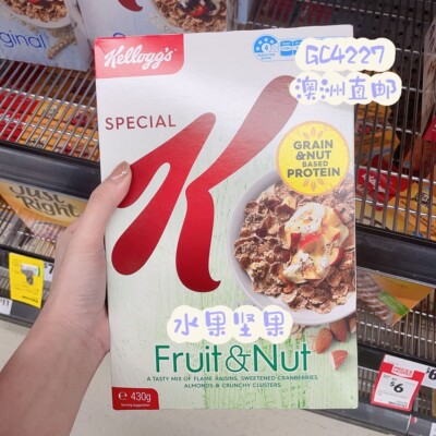 SpecialK谷物麦片低糖无麸质