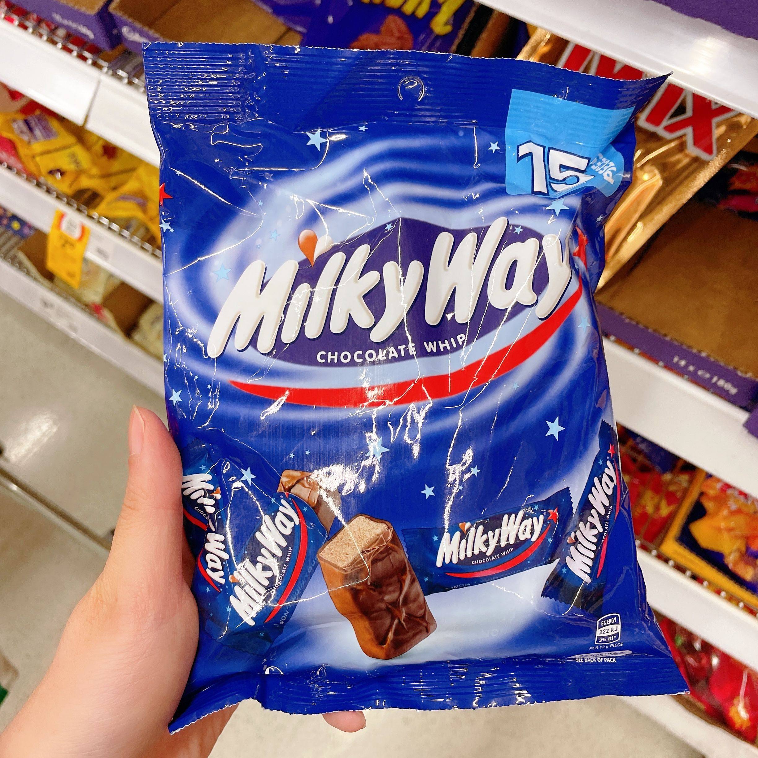 澳洲代购直邮mars玛氏milky way妙威银河牛奶巧克力 180g进口食品