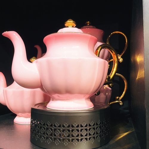 T2 Tea 澳洲代购直邮 华丽精细骨瓷茶壶（高壶）附茶漏 1100ml