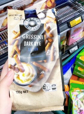 澳洲代购直邮red Rock Deli Crostini新!意大利草本蒜香吐司饼干