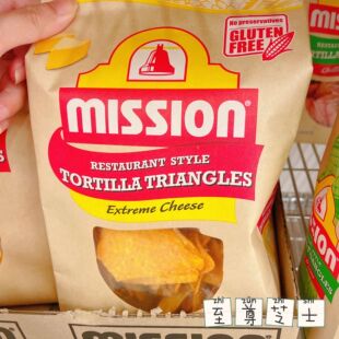 澳洲代购直邮Mission麦西恩谷物营养无麸质墨西哥三角玉米片 230g