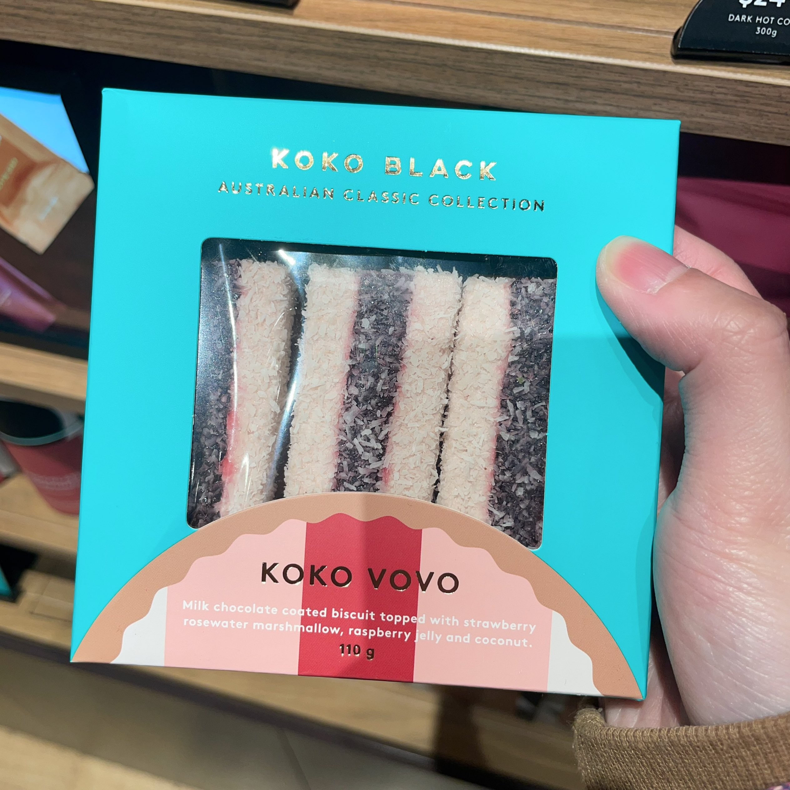 澳洲代购直邮 koko black 墨尔本手工棉花糖系列丝绒巧克力 110g