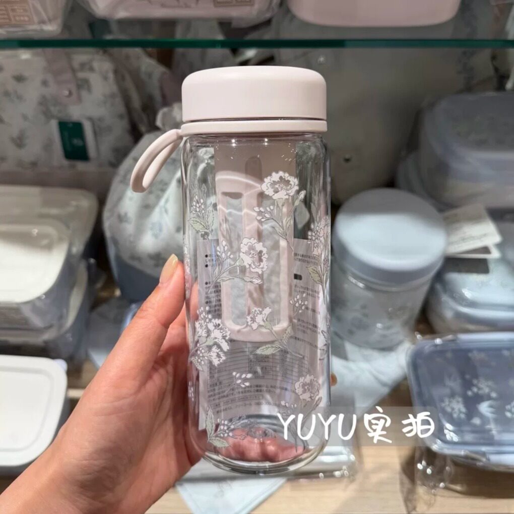 日本专柜 afternoontea下午茶夏季新款花卉茶漏水杯水壶550ml