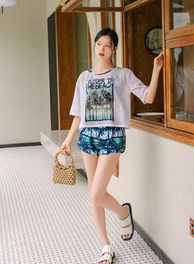 泳衣女分体三件套运动度假