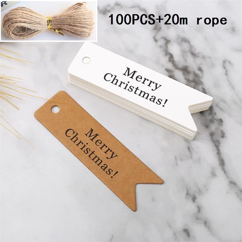 圣诞礼物装饰牛皮纸吊牌